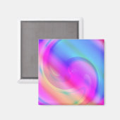 psychedelisch magnet (Vorderseite/Rückseite)