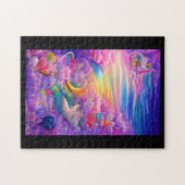 Psychedelisch mehrschichtige Traumfantasy bunt Puzzle (Horizontal)