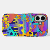 Psychedelisch Melting Mushroom iPhone / iPad Gehäu Case-Mate iPhone Hülle (Rückseite (Horizontal))