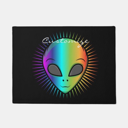 Psychedelisch Mensch Schädel Thunder_Cove Fußmatte (Vorderseite)