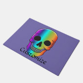 Psychedelisch Mensch Schädel Thunder_Cove Fußmatte (Schrägansicht)