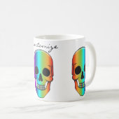 Psychedelisch Mensch Schädel Thunder_Cove Kaffeetasse (VorderseiteRechts)