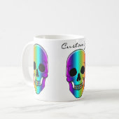Psychedelisch Mensch Schädel Thunder_Cove Kaffeetasse (Vorderseite Links)