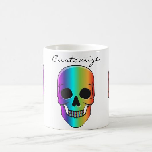 Psychedelisch Mensch Schädel Thunder_Cove Kaffeetasse (Mittel)