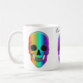 Psychedelisch Mensch Schädel Thunder_Cove Kaffeetasse (Links)