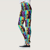Psychedelisch Mensch Schädel Thunder_Cove Leggings (Links)