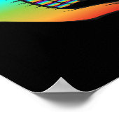 Psychedelisch Mensch Schädel Thunder_Cove Poster (Ecke)