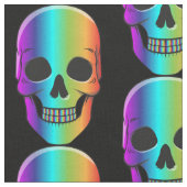 Psychedelisch Mensch Schädel Thunder_Cove Stoff (Nahaufnahme)
