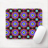 Psychedelisch Modernes Persisches Rug Muster Mousepad (Mit Mouse)