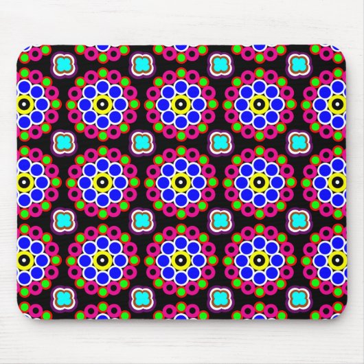 Psychedelisch Modernes Persisches Rug Muster Mousepad (Vorne)