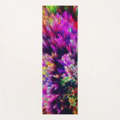 Psychedelisch-Multicolor-Abstraktes Farbmeer Yogamatte (Vorderseite)