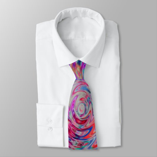 Psychedelisch Neon Rainbow Neck Tie passt alles! Krawatte (Gebunden)
