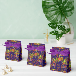 Psychedelisch-orientalische Symmetrie Abstrakte Ku Geschenkschachtel
