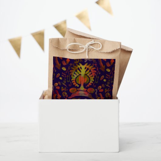 Psychedelisch-orientalische Symmetrie Abstrakte Ku Geschenktütchen (Party)