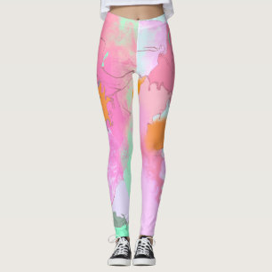 Psychedelisch-orientalische Symmetrie Abstrakte Ku Leggings