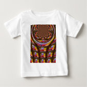 Psychedelisch Osterkaleidoskop Art Print Baby T-shirt (Vorderseite)