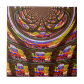 Psychedelisch Osterkaleidoskop Art Print Fliese (Vorderseite)