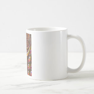 Psychedelisch Osterkaleidoskop Art Print Kaffeetasse