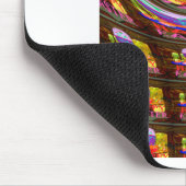 Psychedelisch Osterkaleidoskop Art Print Mousepad (Ecke)