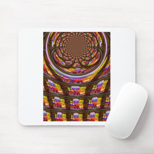 Psychedelisch Osterkaleidoskop Art Print Mousepad (Mit Mouse)