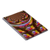 Psychedelisch Osterkaleidoskop Art Print Notizblock (Rechte Seite)