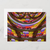 Psychedelisch Osterkaleidoskop Art Print Postkarte (Vorne/Hinten)