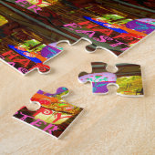 Psychedelisch Osterkaleidoskop Art Print Puzzle (Seite)