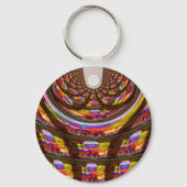 Psychedelisch Osterkaleidoskop Art Print Schlüsselanhänger (Vorderseite)