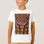 Psychedelisch Osterkaleidoskop Art Print T-Shirt (Vorderseite)
