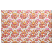 Psychedelisch Pilz und Rockets Retro Trippy Stoff (Fat Quarter (45,7 x 55,9 cm))