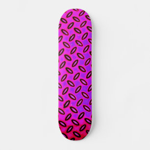 Psychedelisch Pink Gemusterte Skateboard