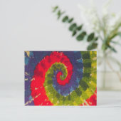 Psychedelisch - Postcard Retro Modern Postkarte (Stehend Vorderseite)