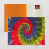 Psychedelisch - Postcard Retro Modern Postkarte (Vorne/Hinten)