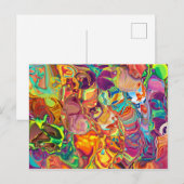 psychedelisch postkarte (Vorne/Hinten)