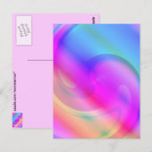 psychedelisch postkarte (Vorne/Hinten)