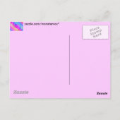 psychedelisch postkarte (Rückseite)