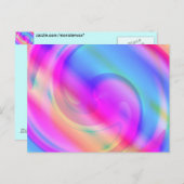 psychedelisch postkarte (Vorne/Hinten)