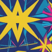 Psychedelisch Retro Kaleidoskop Peel und Stick Tapete (Naht)