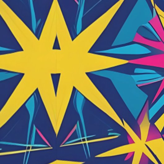 Psychedelisch Retro Kaleidoskop Peel und Stick Tapete (Naht)