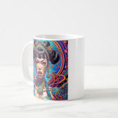 Psychedelisch Sage was! Kunst Kaffeetasse (Vorderseite Links)