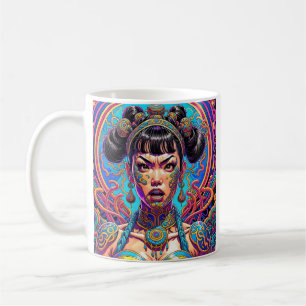 Psychedelisch Sage was! Kunst Kaffeetasse