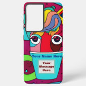 psychedelisch samsung galaxy hülle (Rückseite)