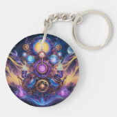 psychedelisch schlüsselanhänger (Rückseite)