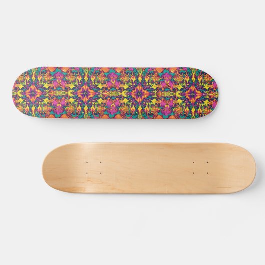 psychedelisch skateboard (Horizontal)
