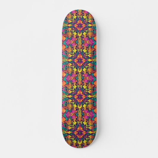 psychedelisch skateboard (Vorne)