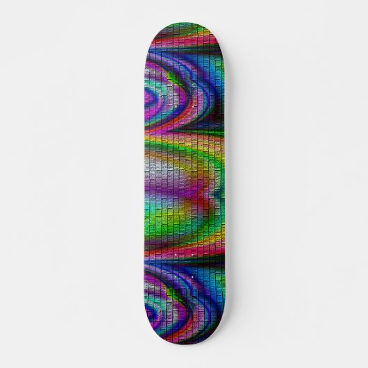psychedelisch skateboard (Vorne)