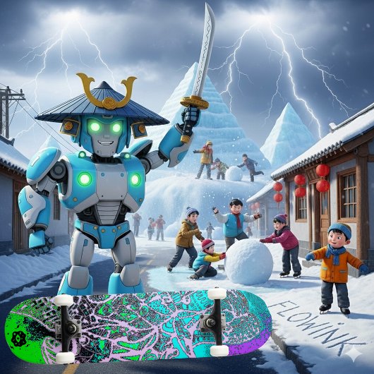 Psychedelisch Skateboard