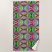 Psychedelisch Strandtuch (Vorderseite)