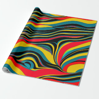 Psychedelisch Swirl Geschenkpapier