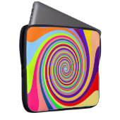Psychedelisch Swirl Notebook-Computer-Sieb Laptopschutzhülle (Vorne Rechts)